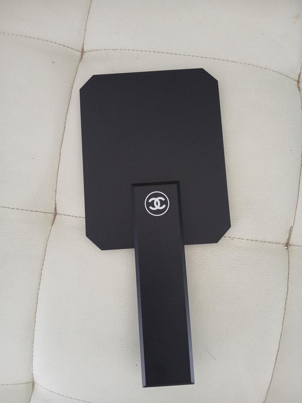 CHANEL Black Hand Mirror